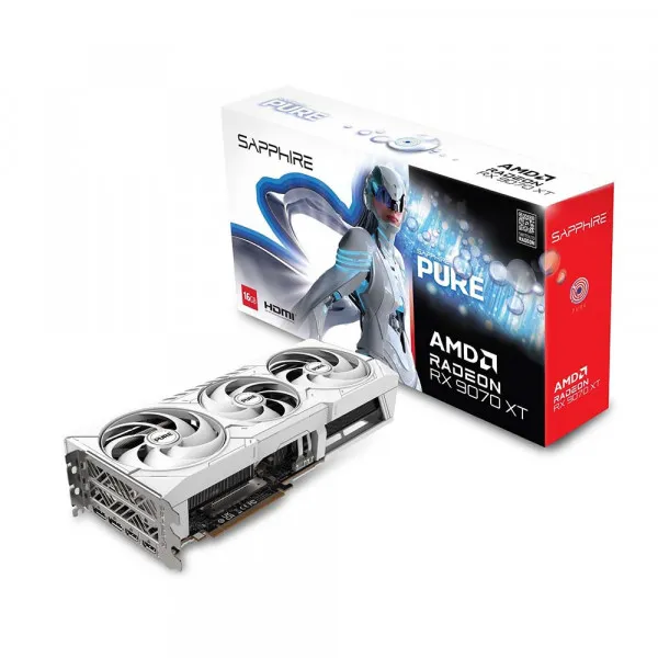 Card Màn Hình Sapphire Pure RX 9070 XT Gaming OC 16GB